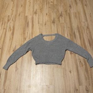 Express Grey knit sweater